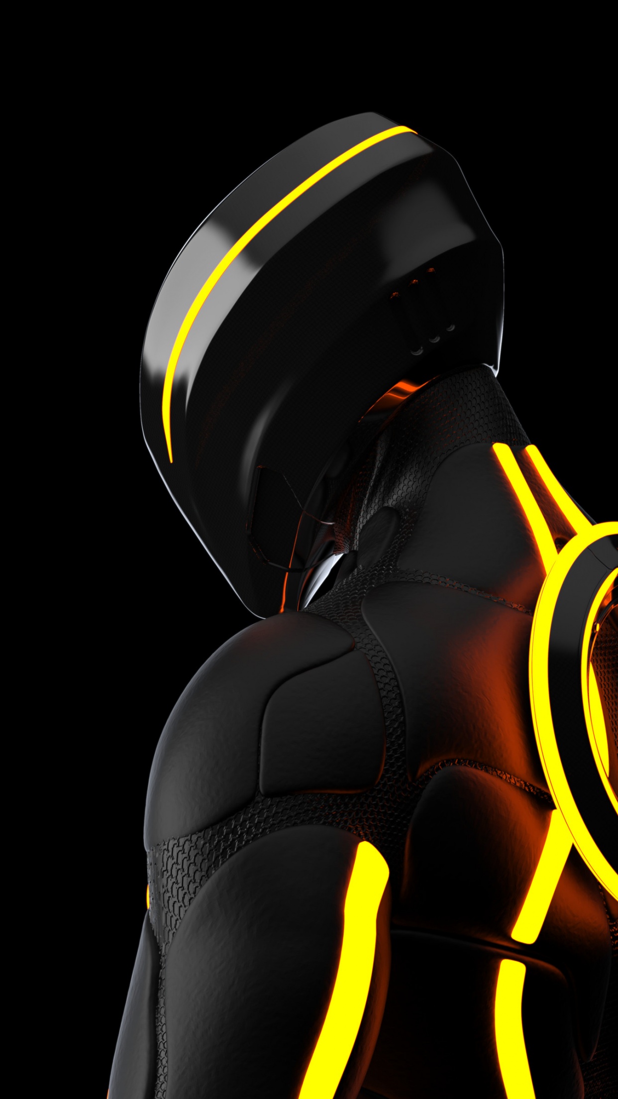 Tron: Ascension Wallpaper 4K, Black background, Concept Art