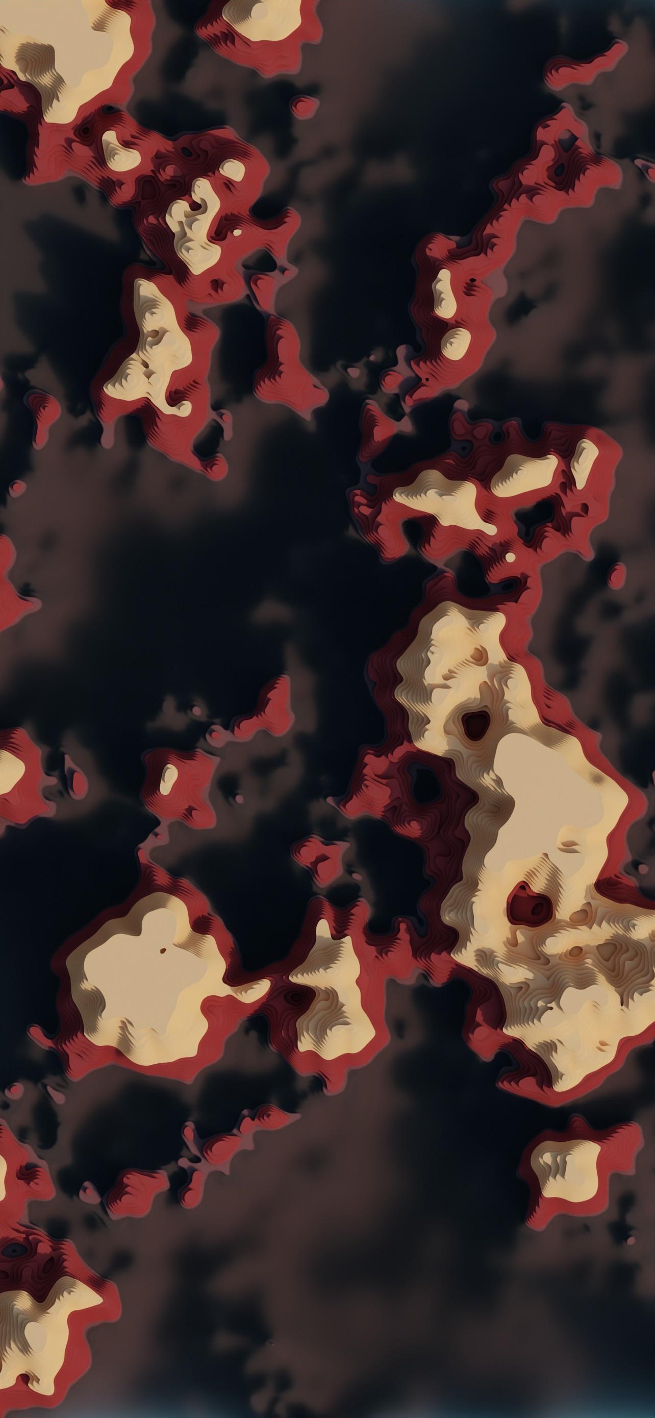 Topographic wallpaper