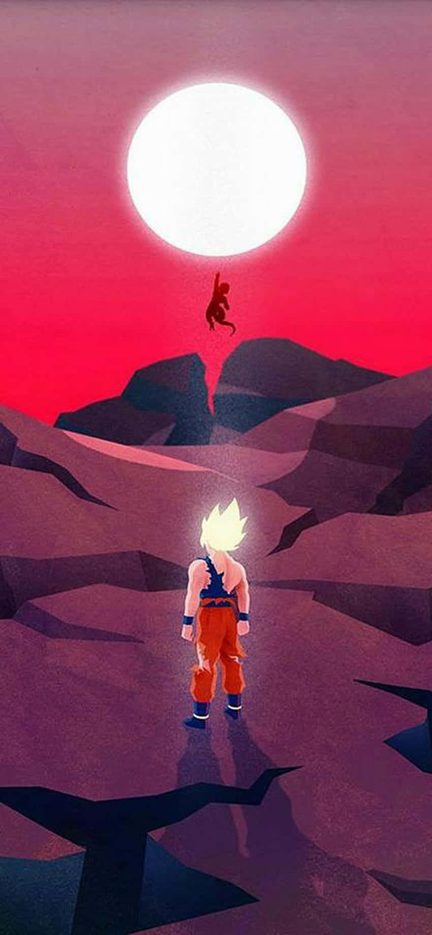 Download Live animated with the new iPhone 11 Red Anime Wallpaper