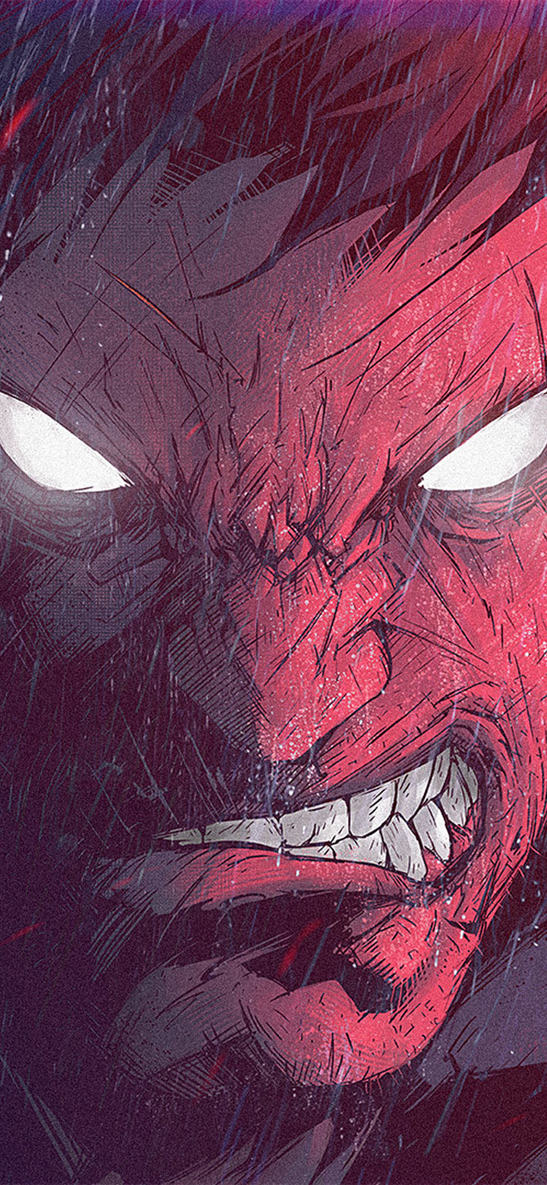 Tonton Revolver Illustration Art Red Mad Anime Wallpaper