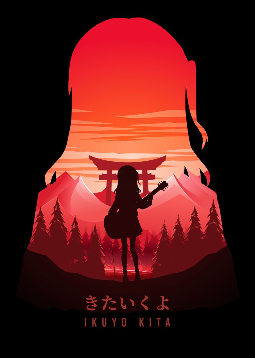 Ikuyo Kita Bocchi the Rock' Poster