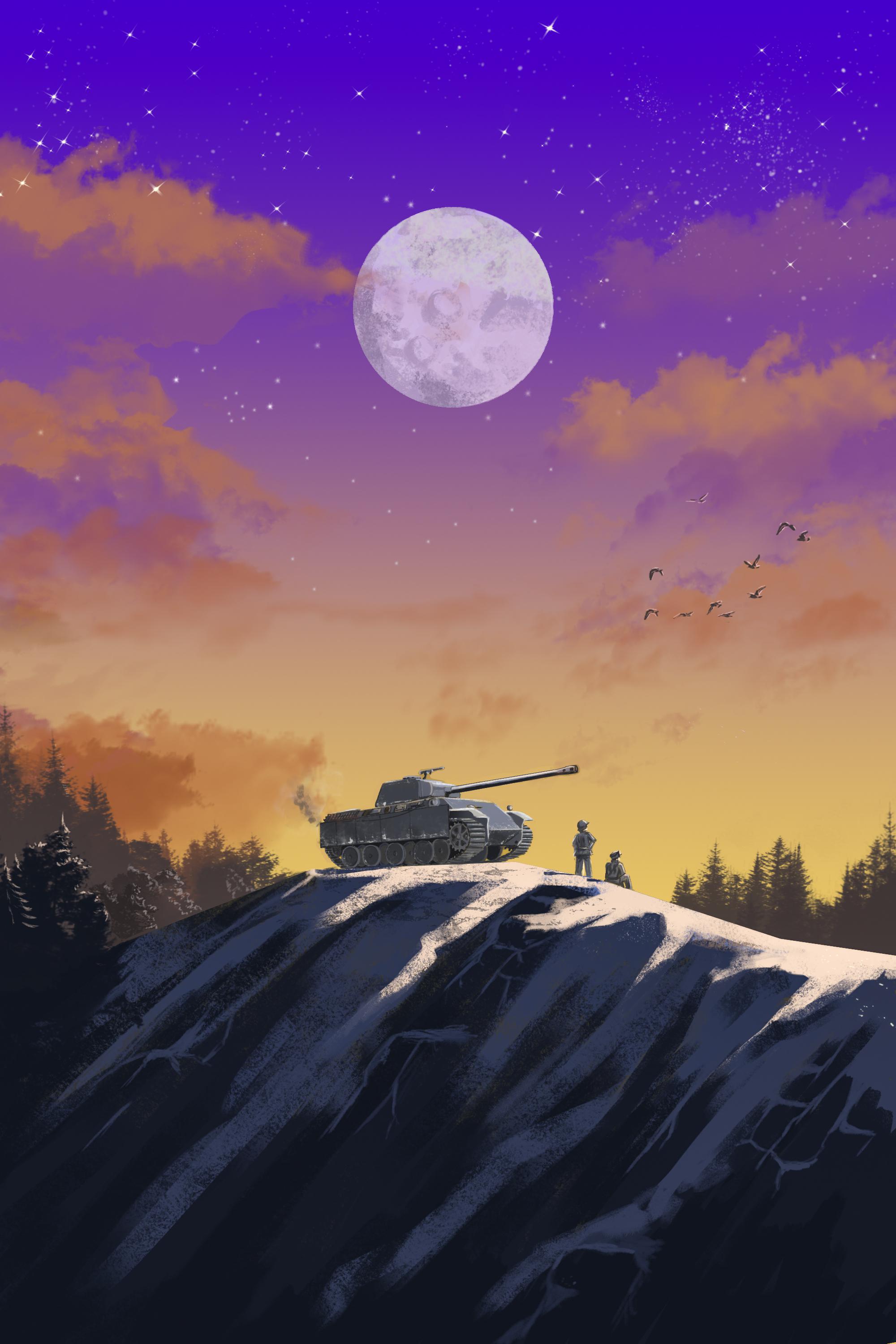 Painted A Panther Phone Wallpaper; Which Tank Would You Like To See Next?