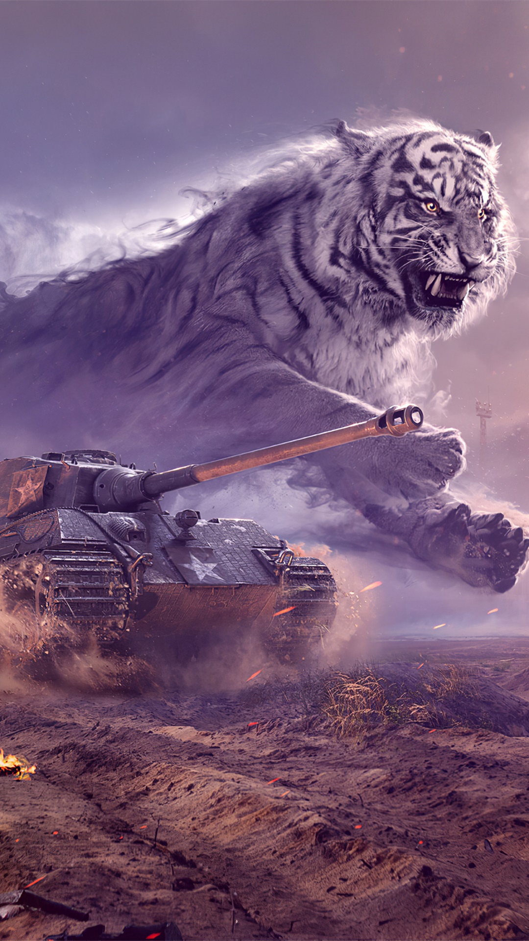 Video Game World Of Tanks, Tank, Tiger, 1080x1920 Phone HD Wallpaper