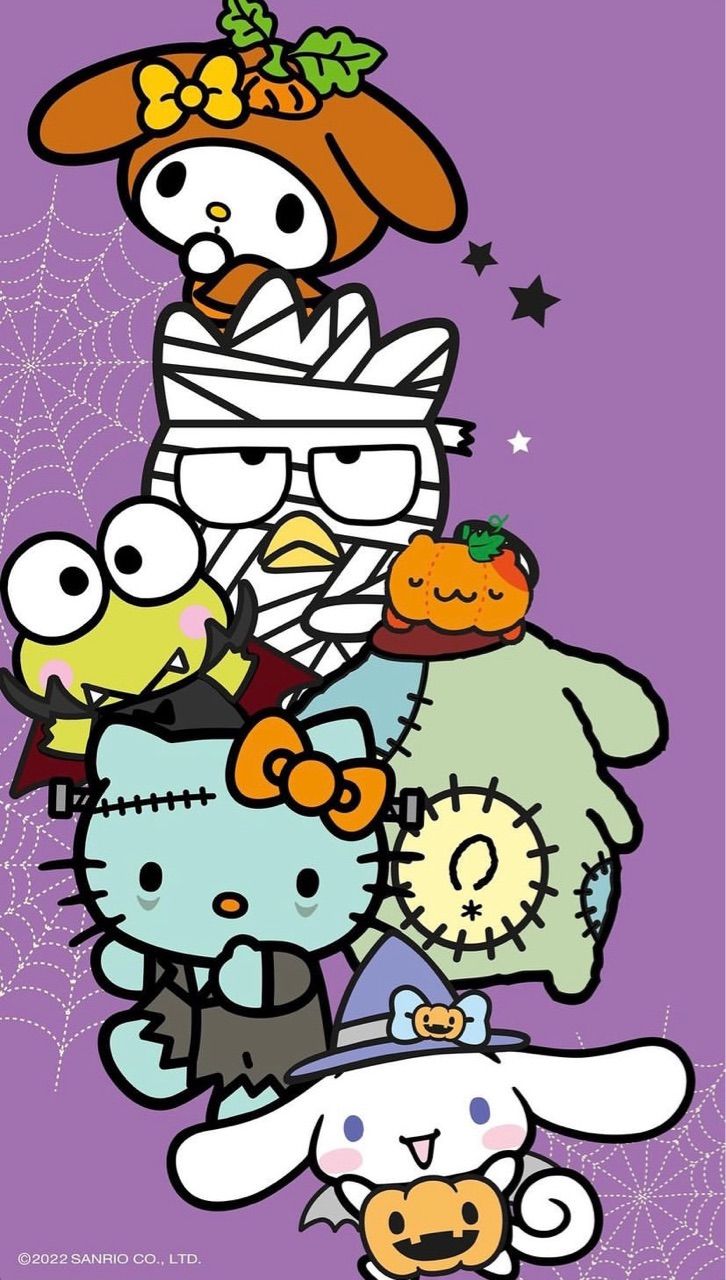 Get the We Heart It app!. Hello kitty halloween wallpaper, Hello kitty iphone wallpaper, Hello kitty rooms