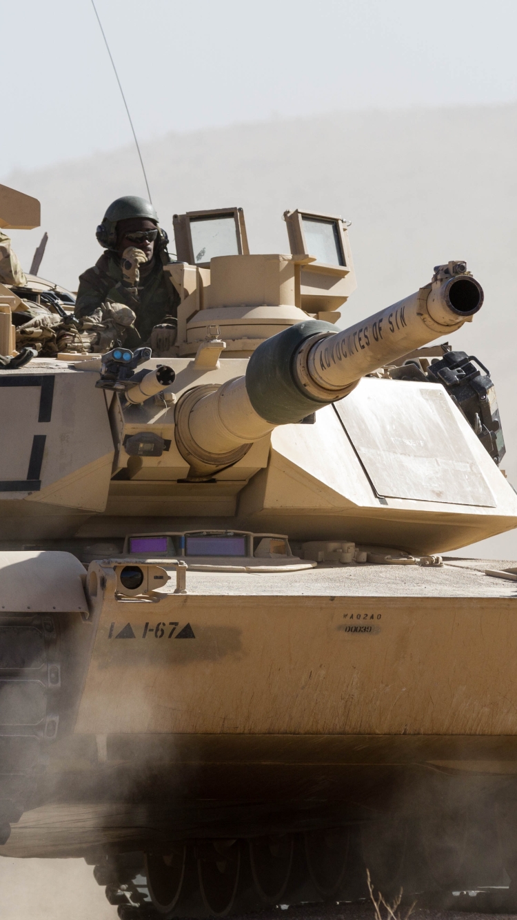 M1 Abrams Tank in Desert