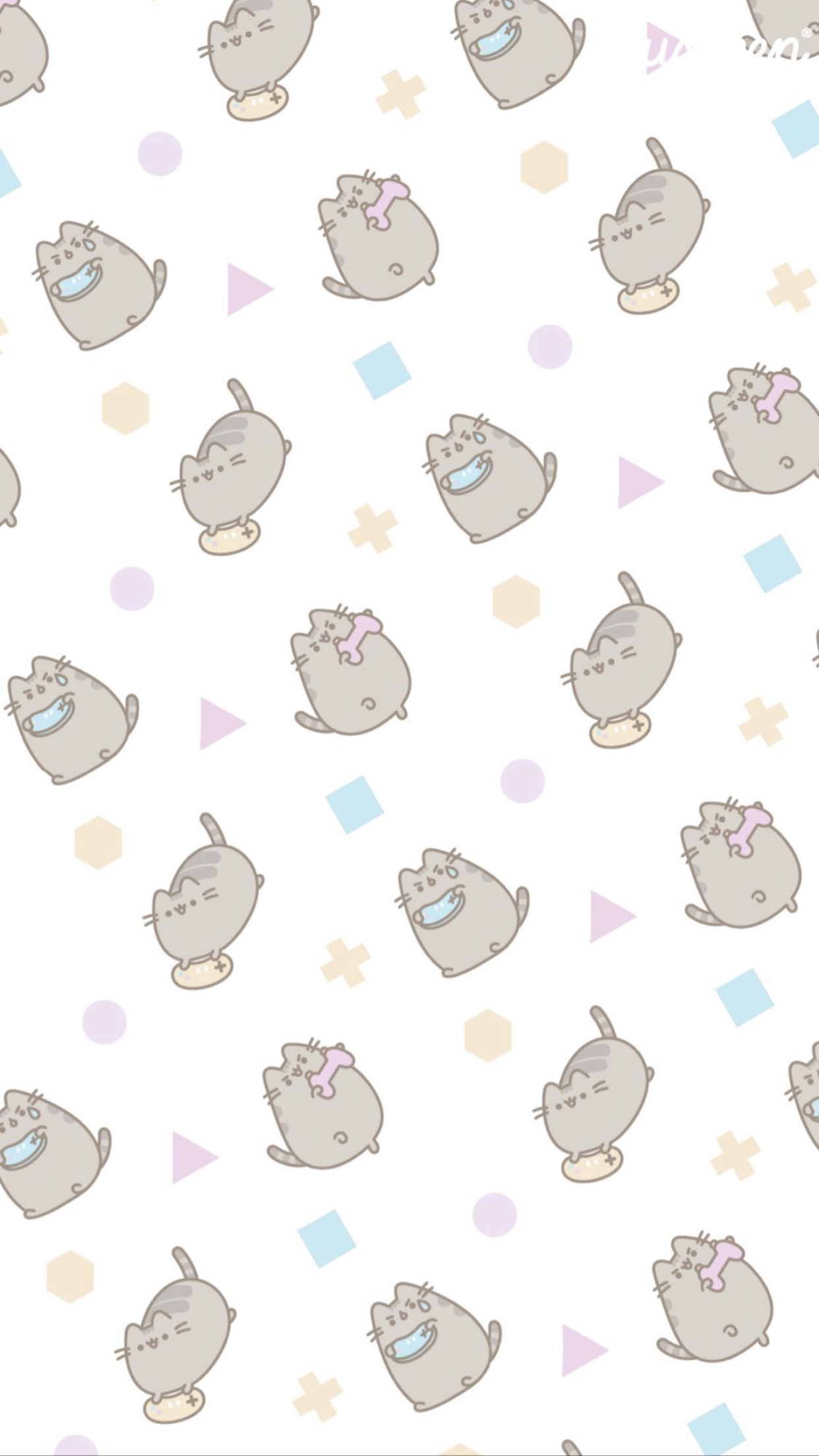 Pusheen the cat iphone wallpaper. Cat phone wallpaper, Pusheen cute, Pusheen cat