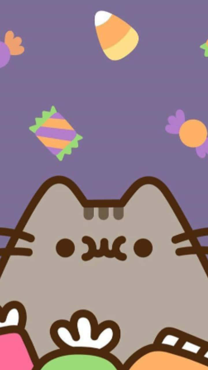 cute Pusheen! Wallpaper