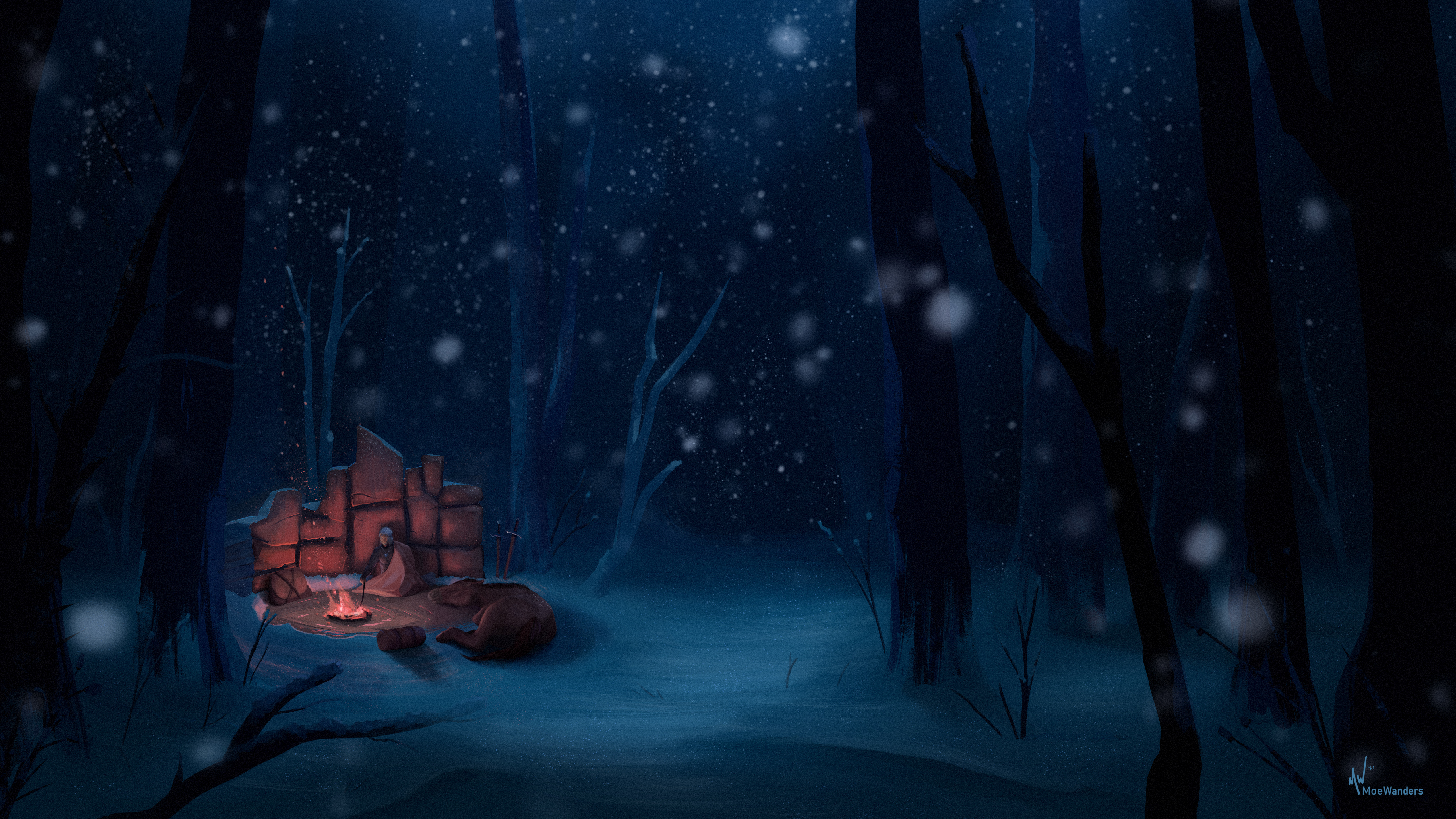On The Path [5120x2880]