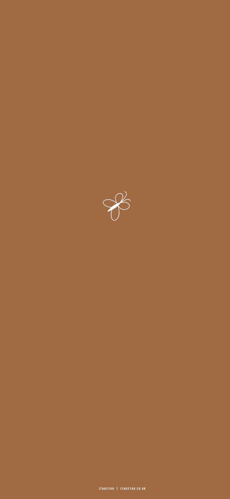 Aesthetic iPhone Minimalist Heart Brown Wallpapers - Wallpaper Cave