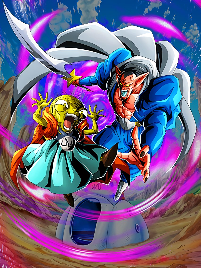 Air  & Dabura HD Artwork. #DokkanBattle