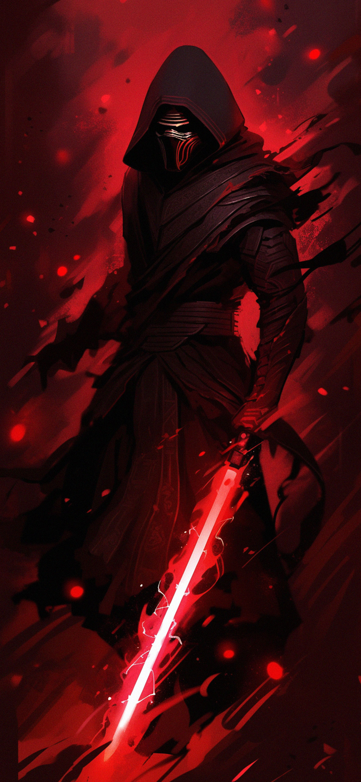 Star Wars Kylo Ren Black & Red Wallpaper Ren Wallpaper