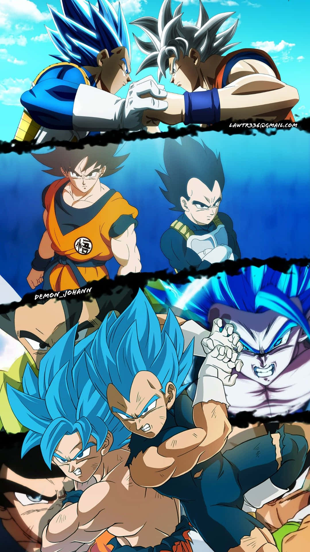 Epic Battle Between Goku and Vegeta