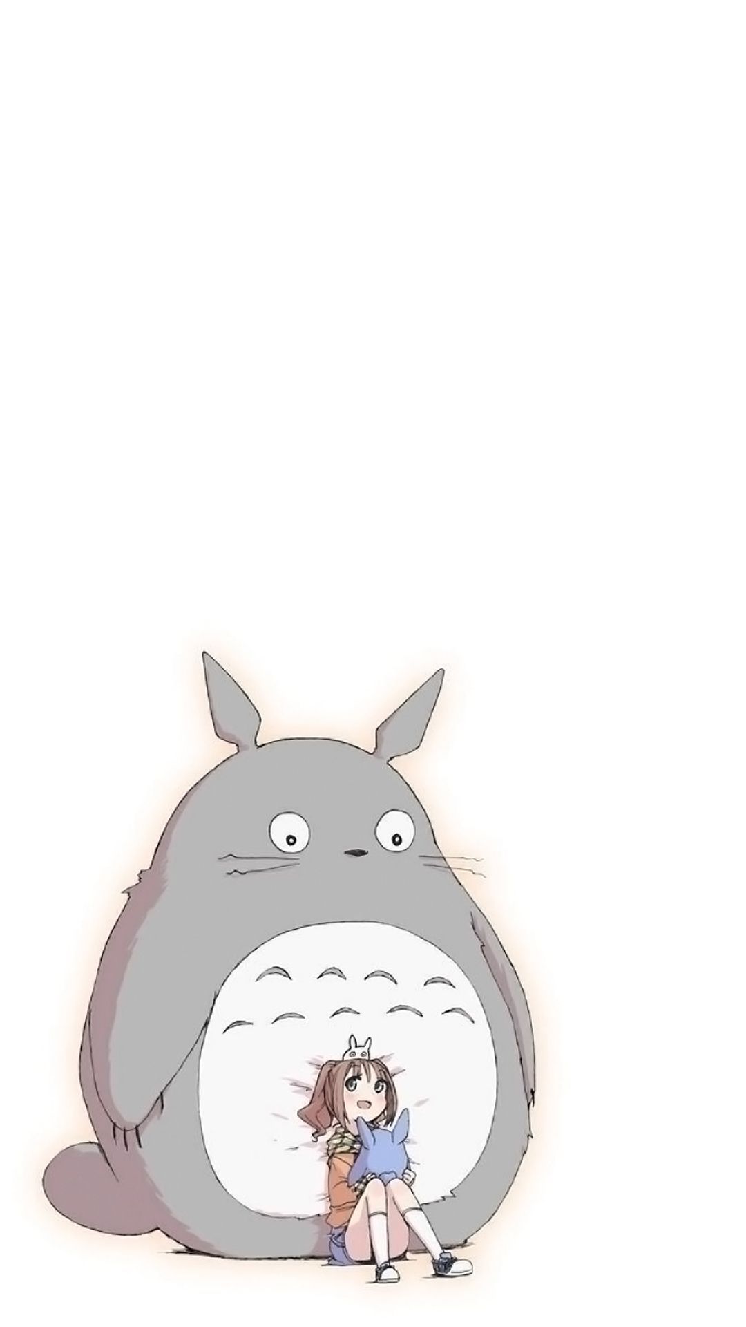Totoro iPhone Wallpaper - iPhone wallpaper totoro, Totoro, iPhone wallpaper
