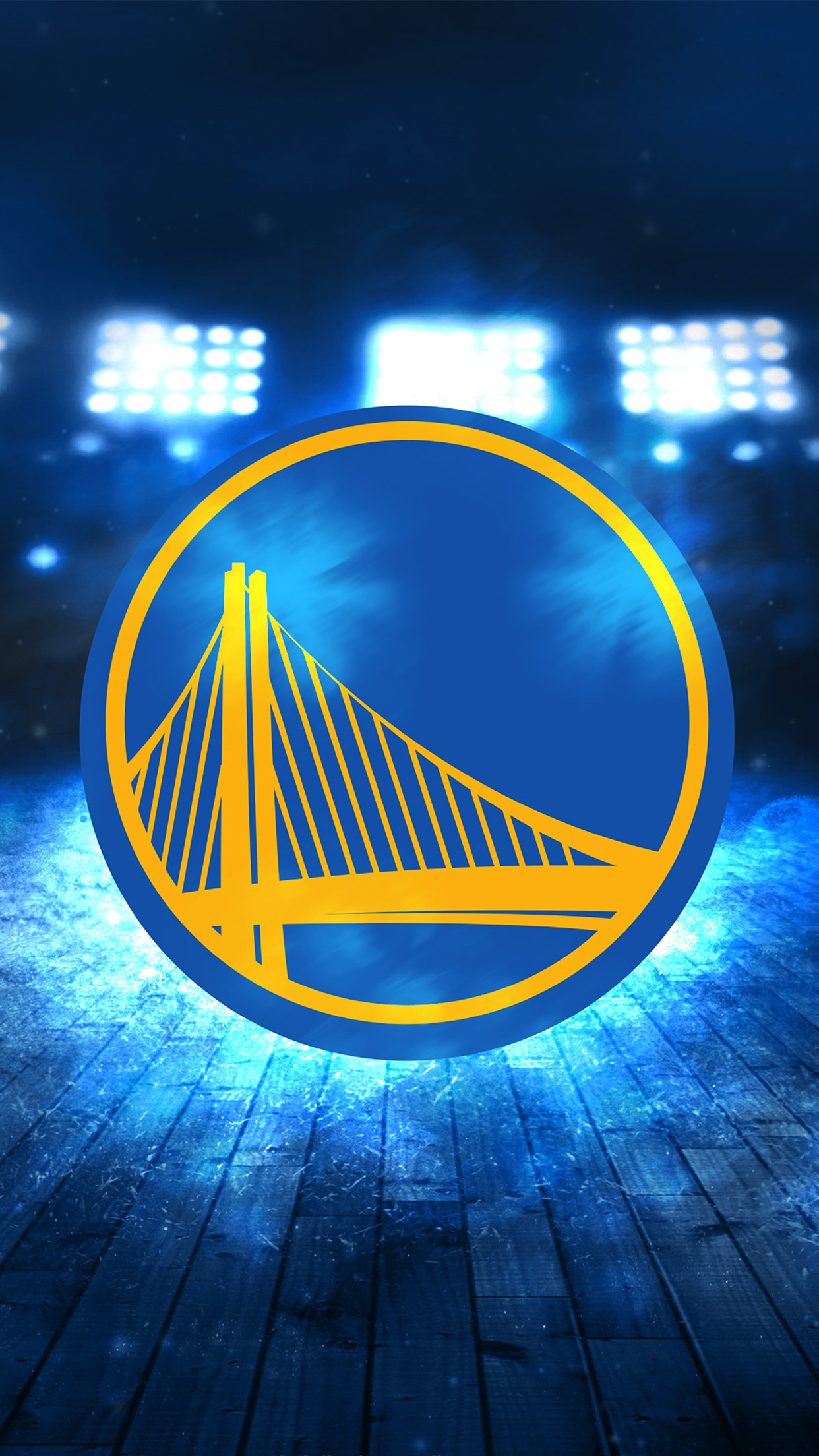 Golden State Warriors Logo Nba Sports Art Illustration Wallpaper