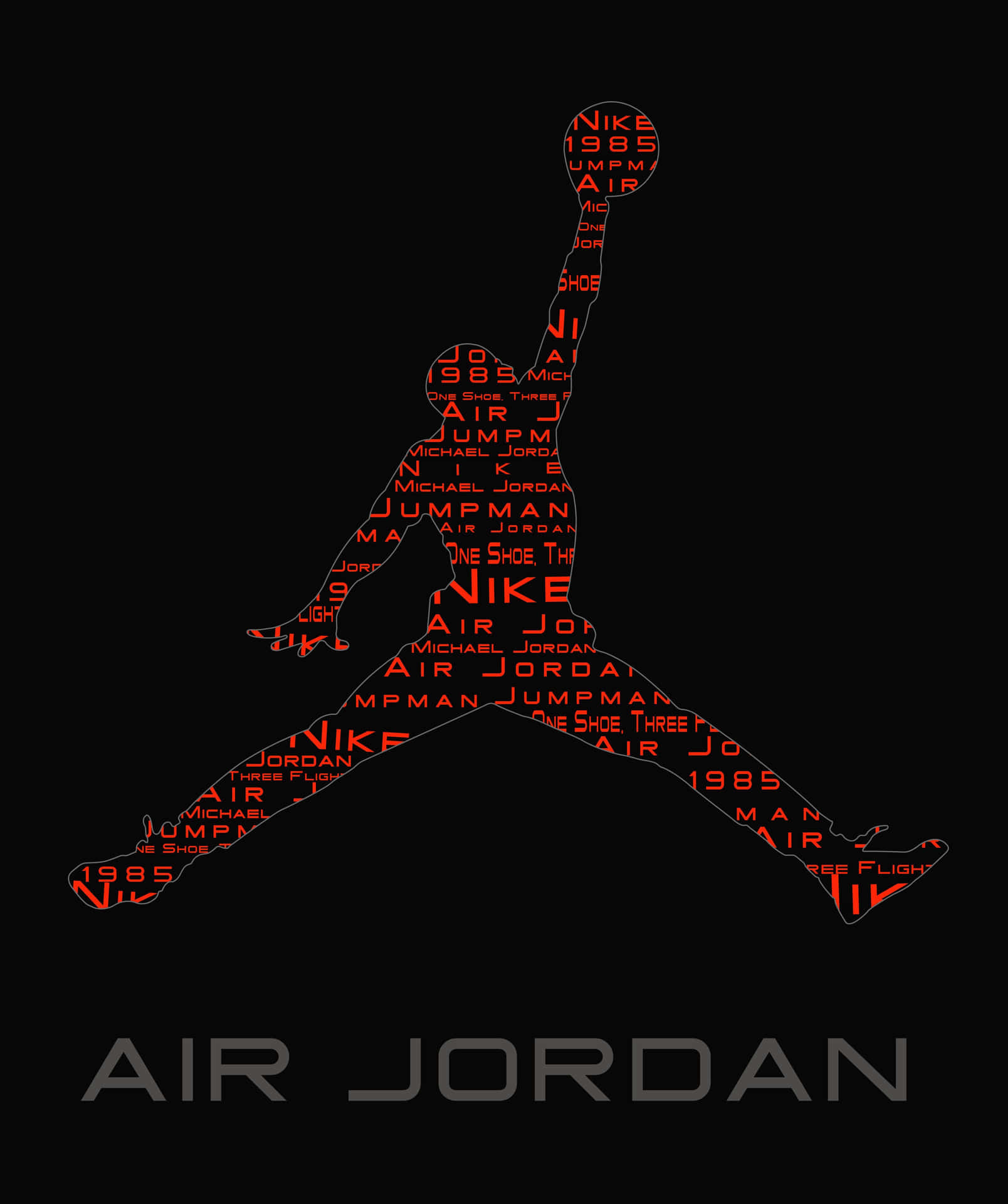 Download Keep your style game strong with the new Jordan Logo Phone. Wallpaper