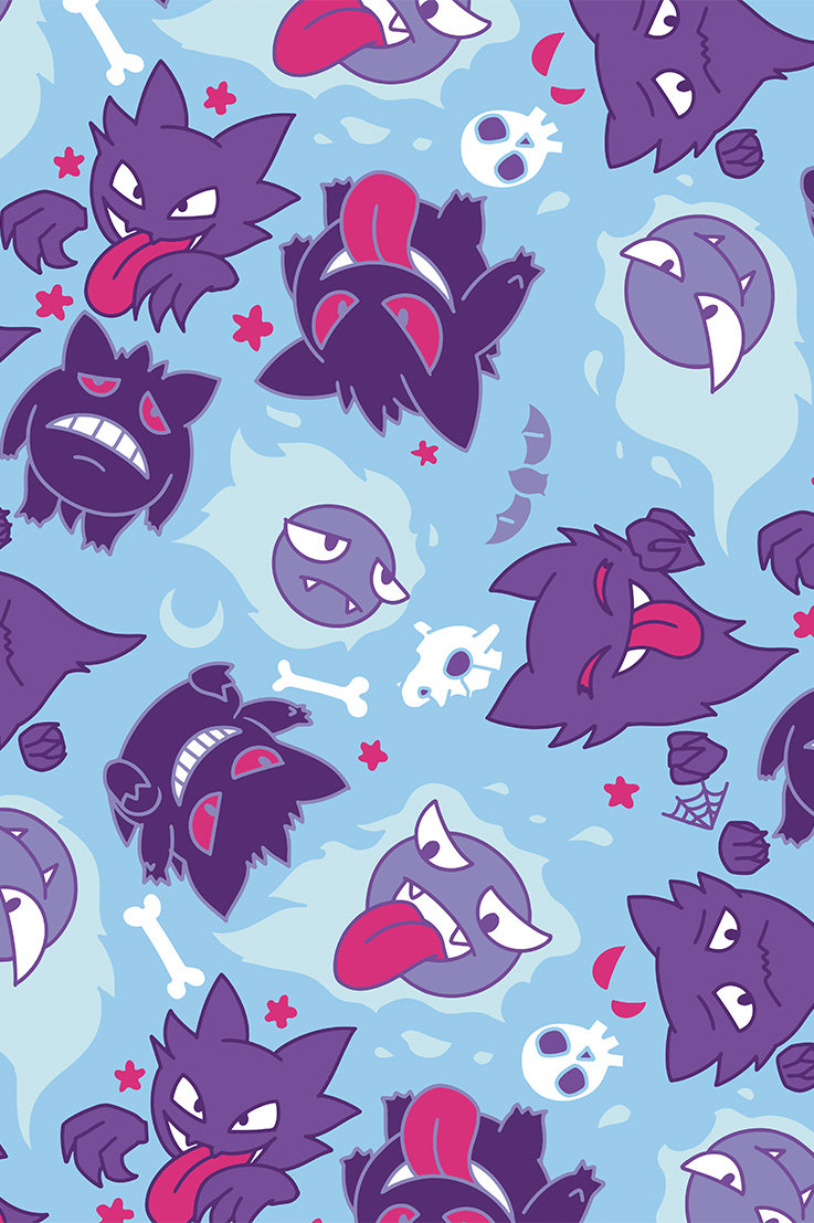 Gengar Haunter Gastly Poster Perfect for a Gift Present