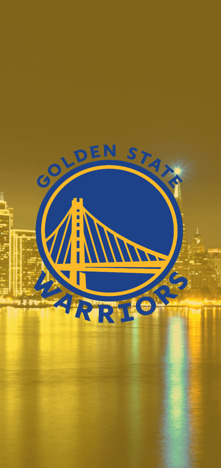 I made a phone wallpaper for every NBA team, here is the one I made for the Warriors, hope y'all enjoy it