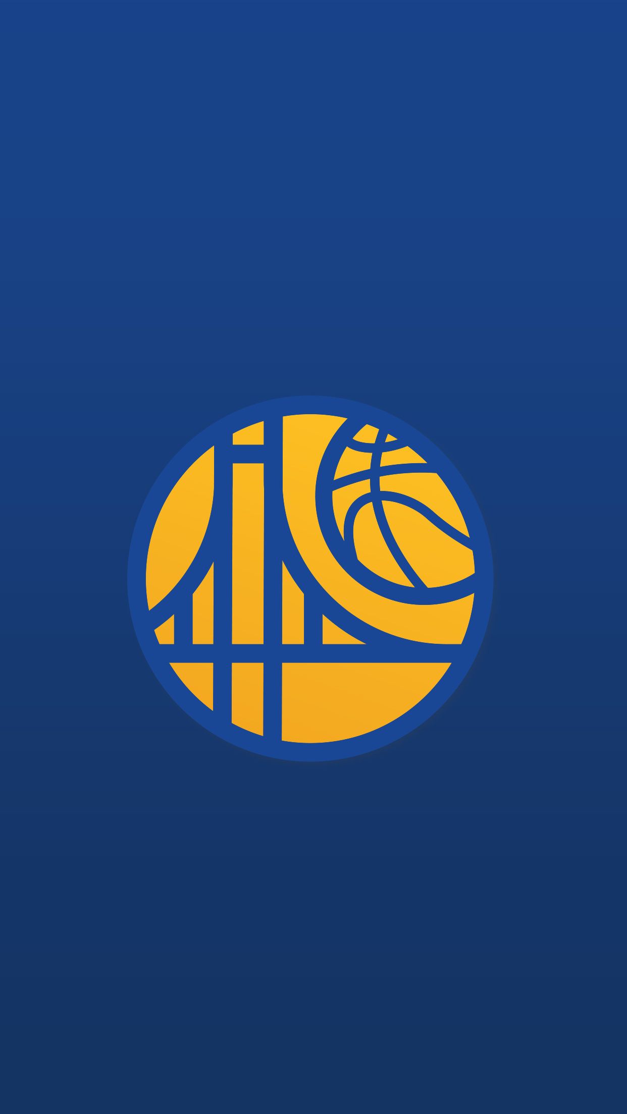Discover warriors logo wallpaper