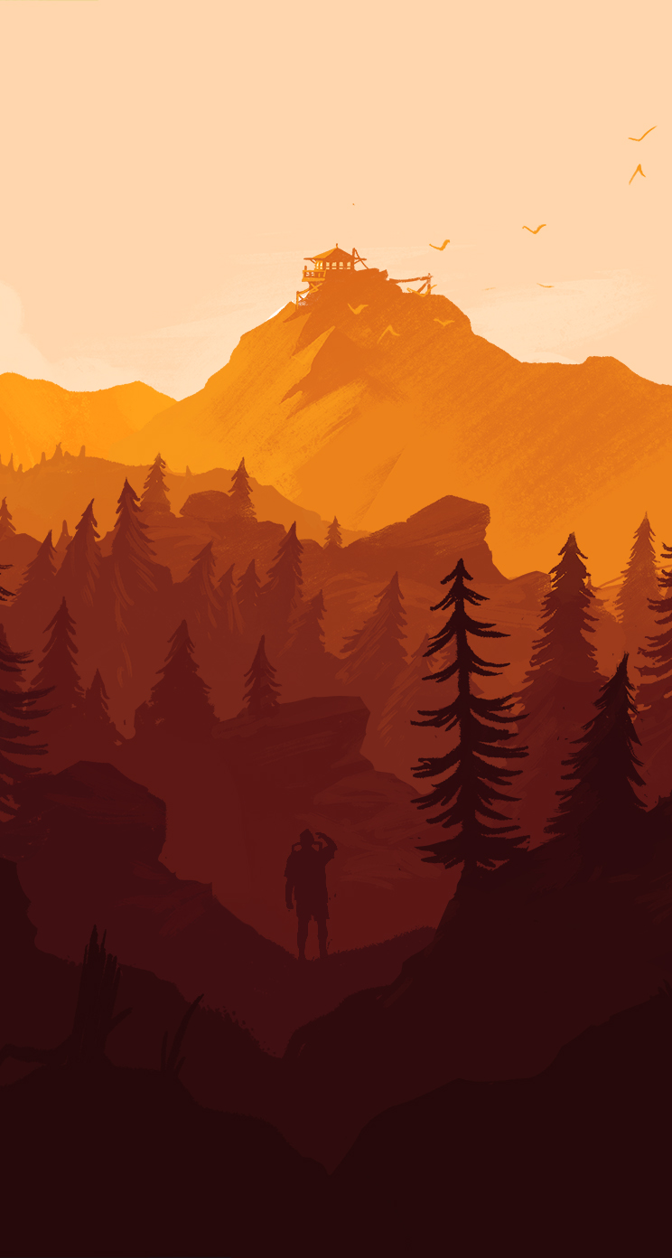 Firewatch wallpaper for iPhone and desktop