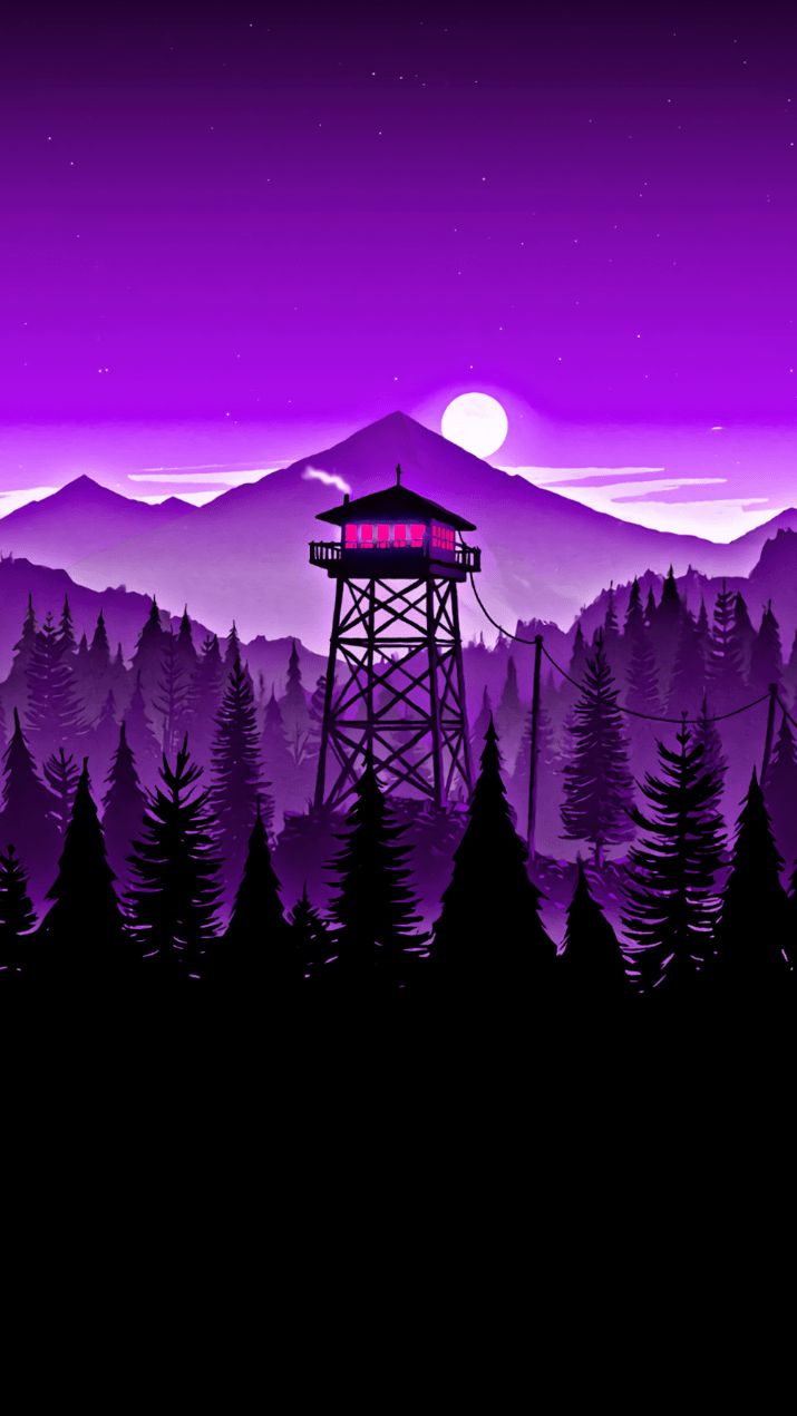 iPhone Firewatch Wallpaper 8. Minimalist wallpaper phone, Firewatch, iPhone wallpaper music