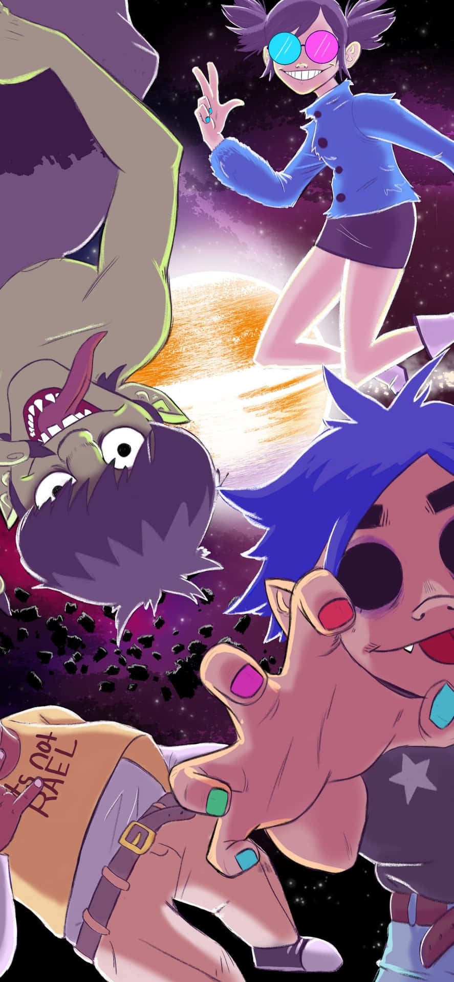 Gorillaz iPhone Wallpaper