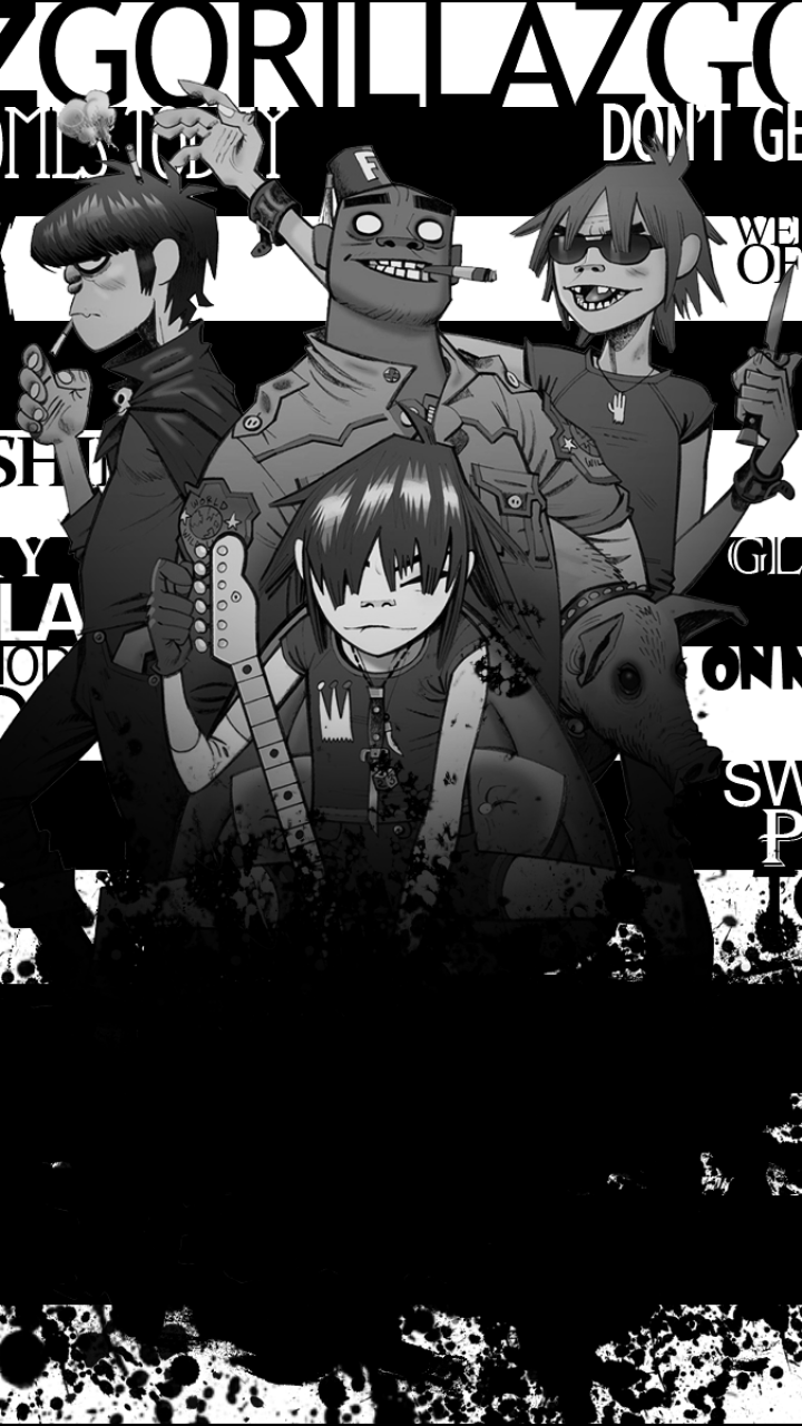 Gorillaz Phone Wallpaper