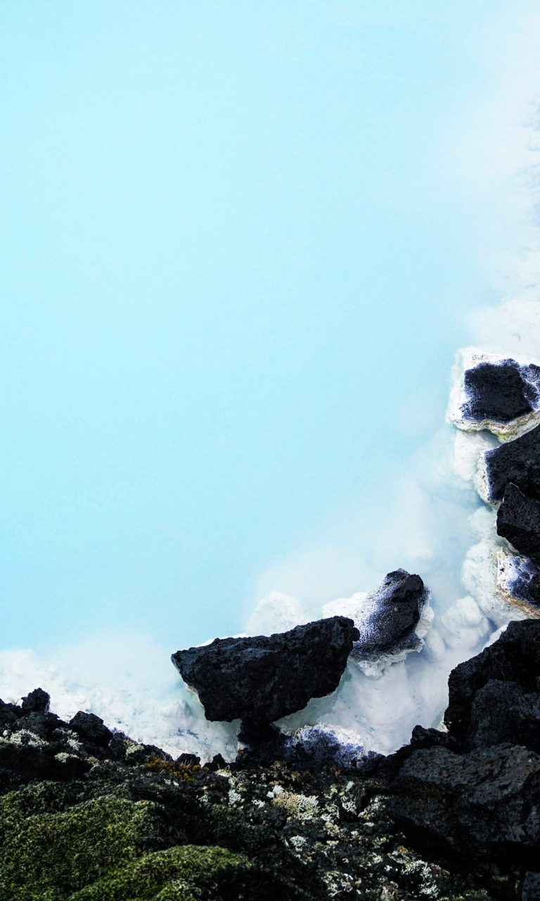 Relaxing wallpaper of Blue Lagoon, Grindavík, Iceland