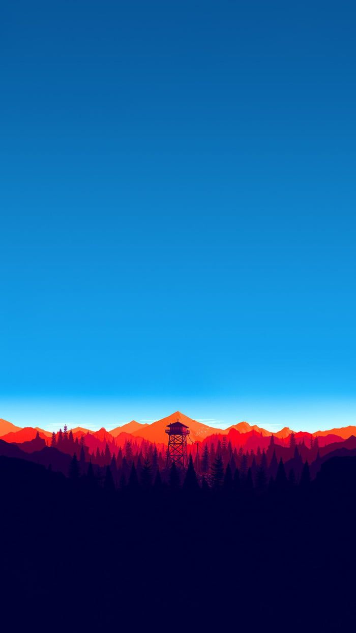 Firewatch. Cool wallpaper, Firewatch, iPhone wallpaper sky