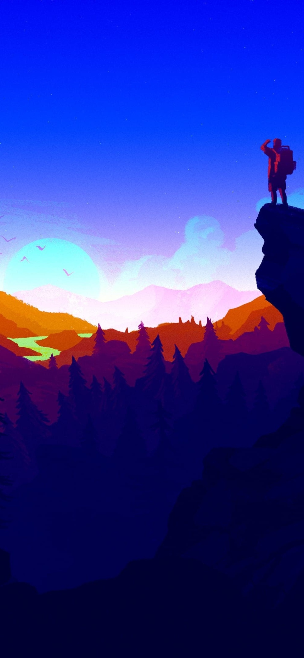 Firewatch 4k iPhone XS MAX HD 4k Wallpaper, Image, Background, Photo and Picture
