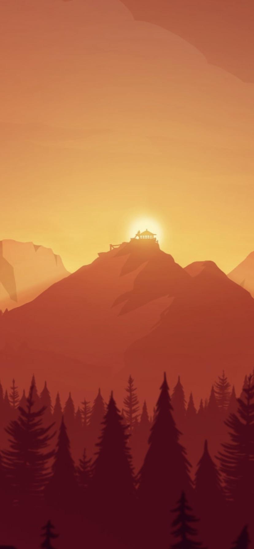 Firewatch Wallpaper (Different Times of Day)
