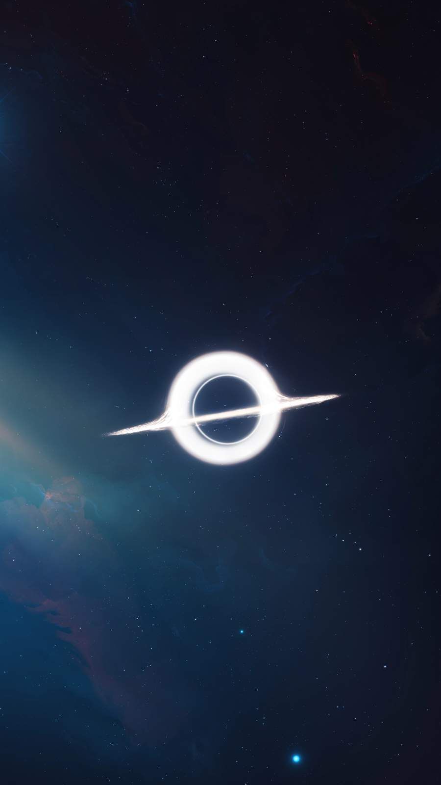 Black Hole of Gargantua iPhone Wallpaper. Black hole wallpaper, Space phone wallpaper, Wallpaper space