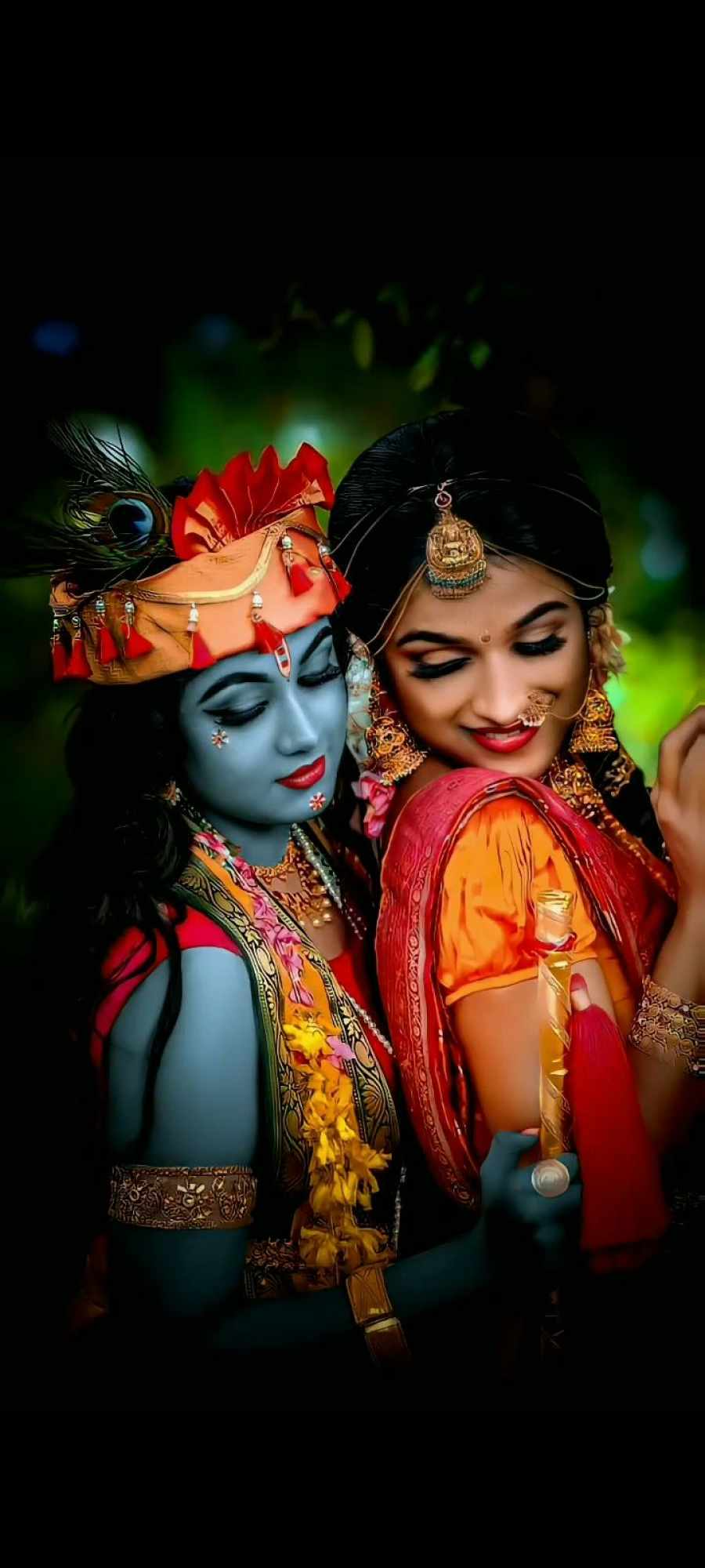 Radha Krishna HD IPhone Wallpaper Wallpaper, iPhone Wallpaper. Army girlfriend picture, Cute love couple image, Cute couple image