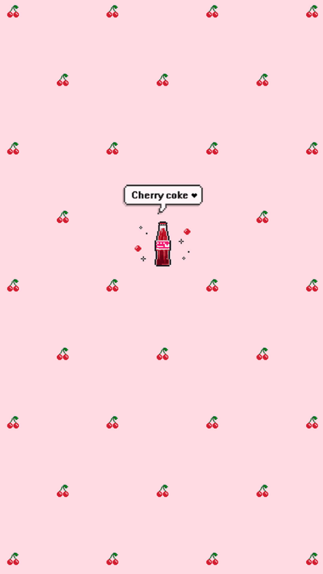 Download Cute Cherry Coke Aesthetic Phone Wallpaper