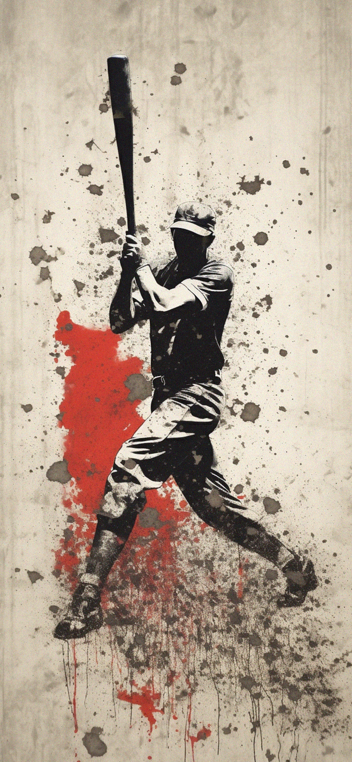 Baseball Graffiti Art Wallpaper Wallpaper for iPhone 4k