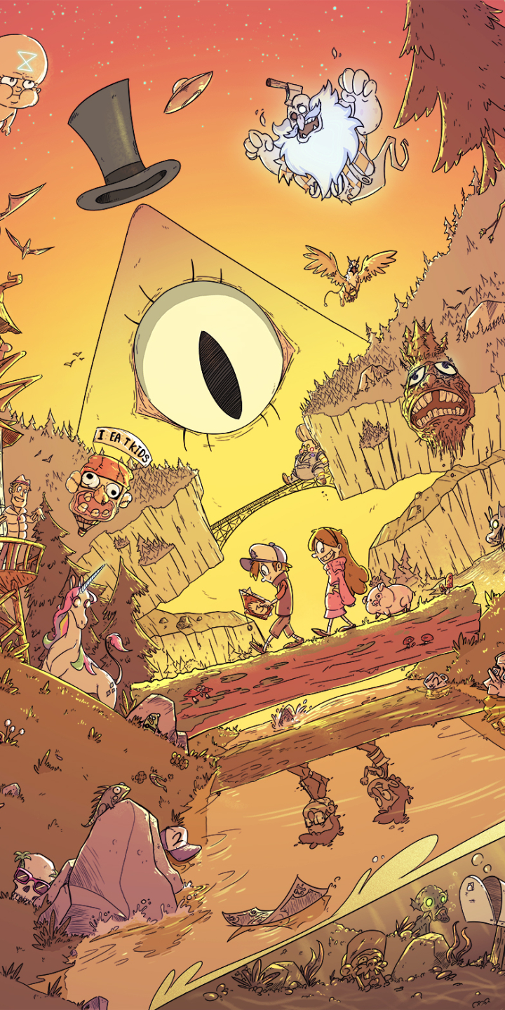 Mobile wallpaper: Tv Show, Gravity Falls, Mabel Pines, Bill Cipher, Stanley Pines, 1428201 download the picture for free