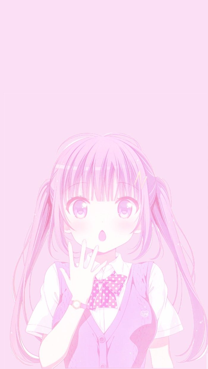 Pink Anime Wallpaper