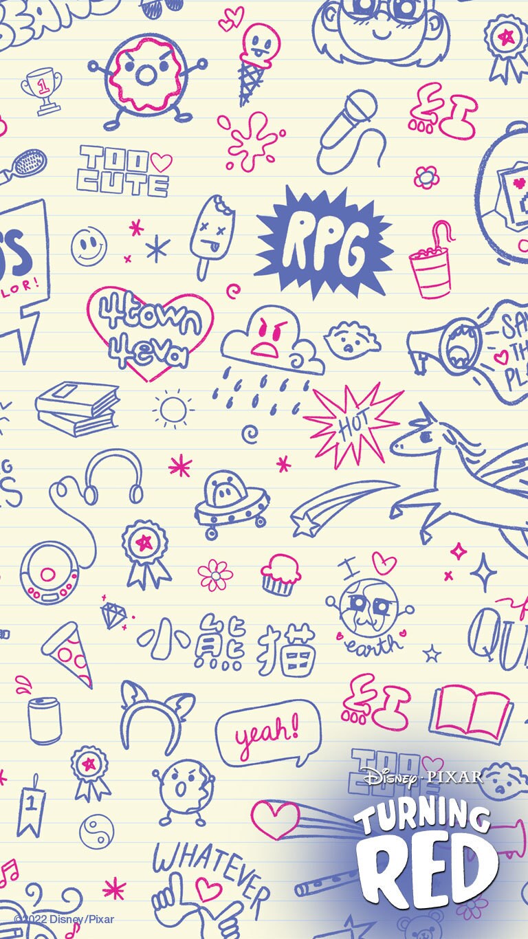 Unleash The Beast With Mobile Wallpaper Inspired By Disney and Pixar's Turning Red