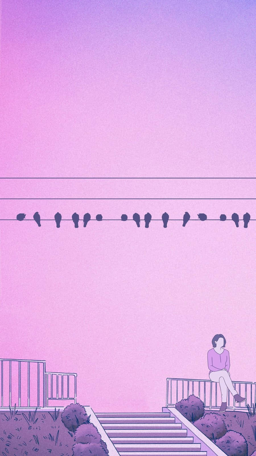 Download Pink Aesthetic: Adopt a Kawaii Phone Wallpaper