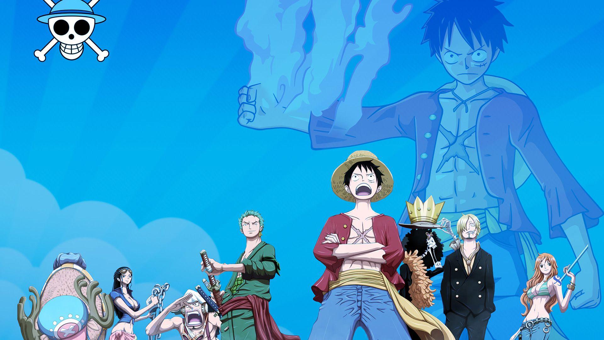 One Piece Blue Wallpaper
