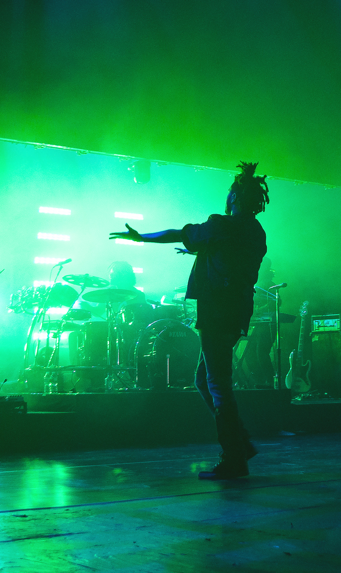 J.M. B. The weeknd poster, Kiss land, Dark green aesthetic