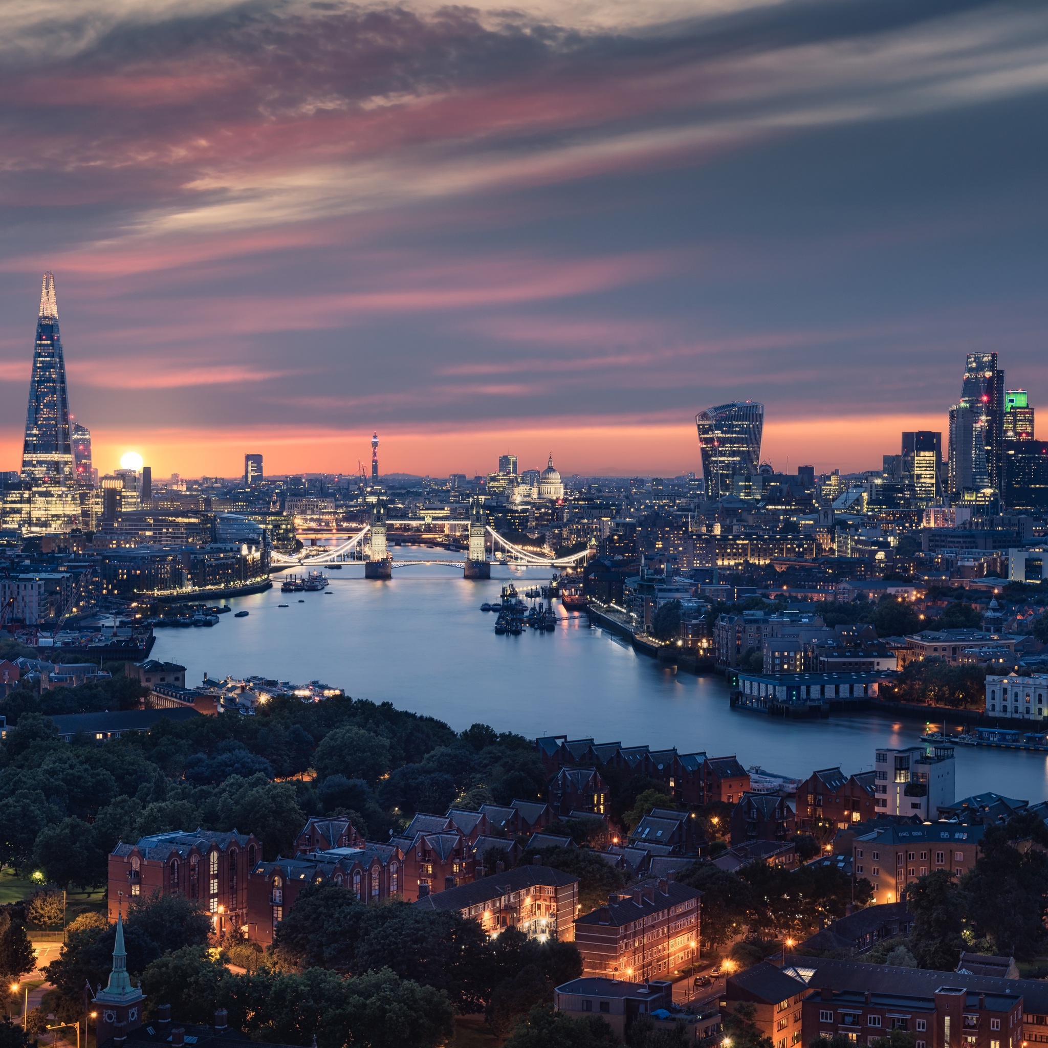 Beautiful London City View 8k iPad Air HD 4k Wallpaper, Image, Background, Photo and Picture
