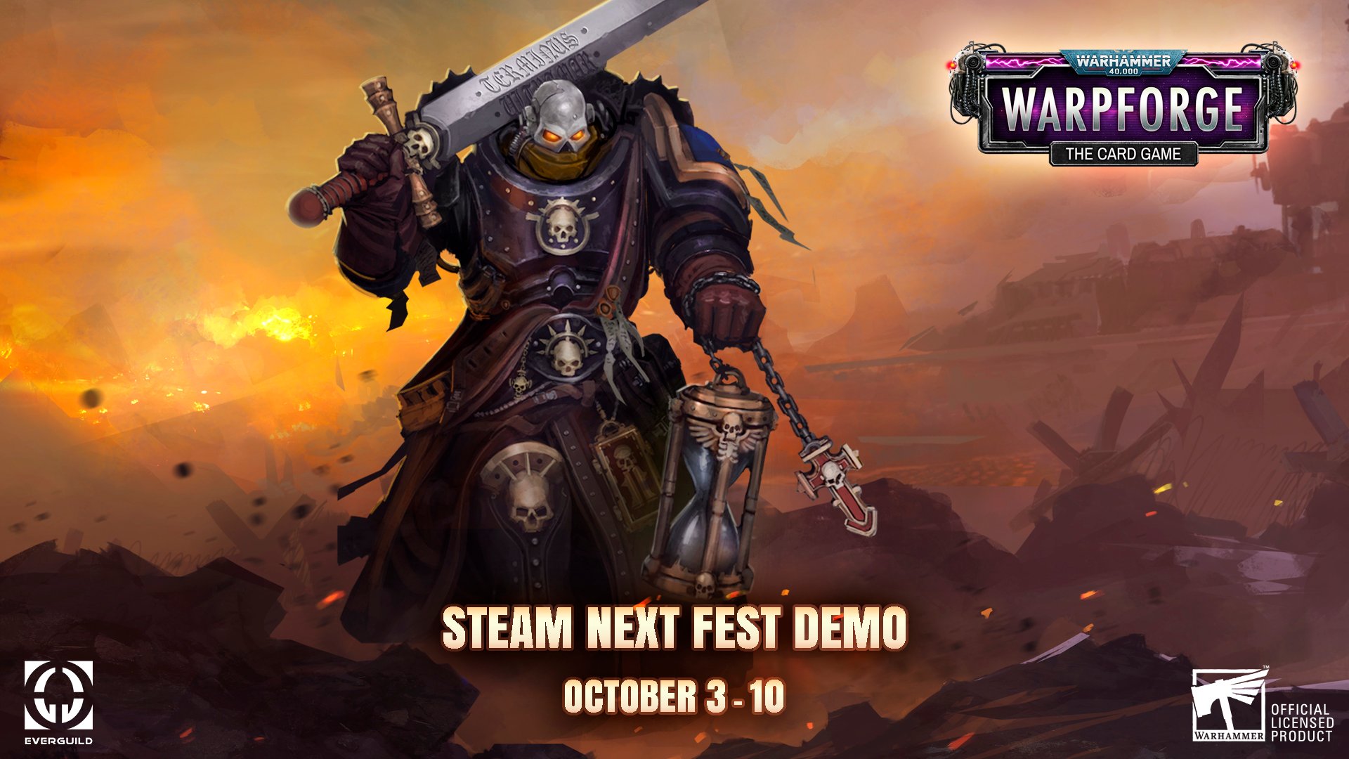 Warhammer 40,000: Warpforge Ready For Your First Hands On Experience With Warhammer 40,000: Warpforge! Join The Time Limited Demo During Steam Next Fest, From October 3rd To 10th, To Discover The