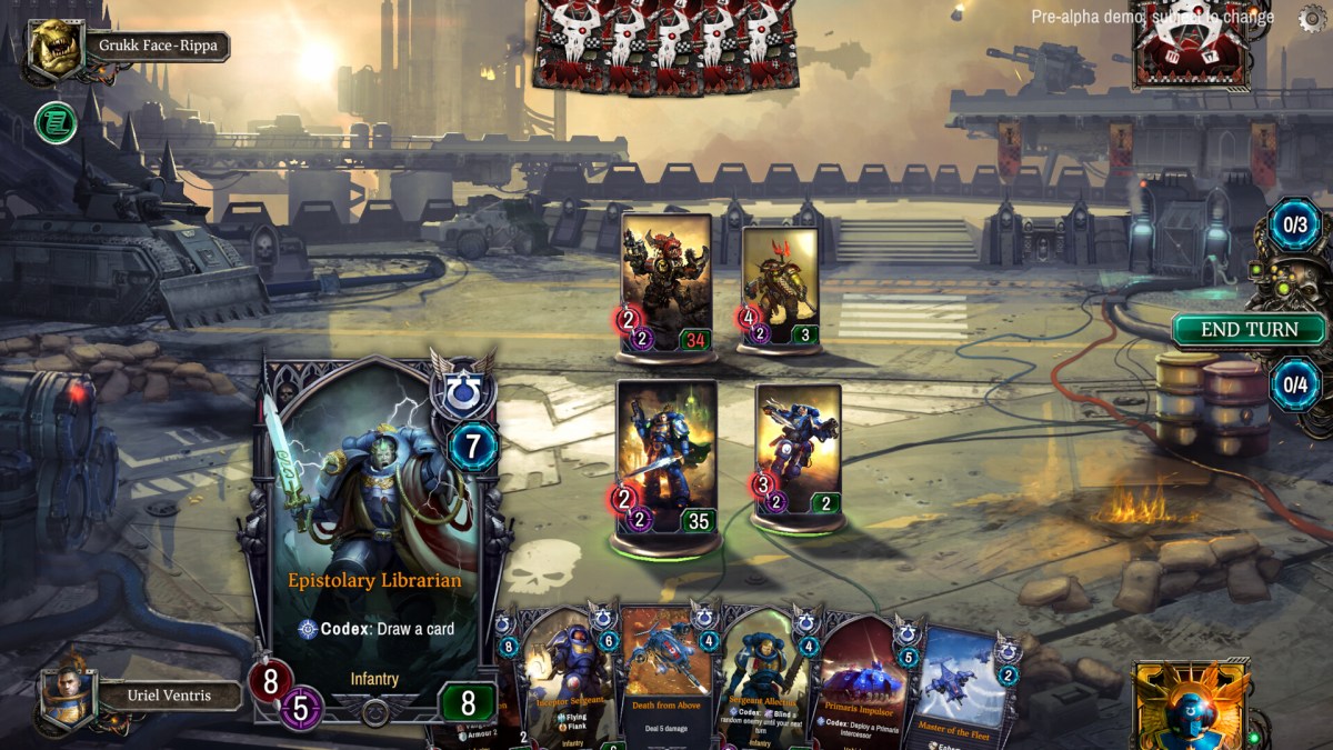 A new Demo for Warhammer 40K: Warpforge is Coming Soon