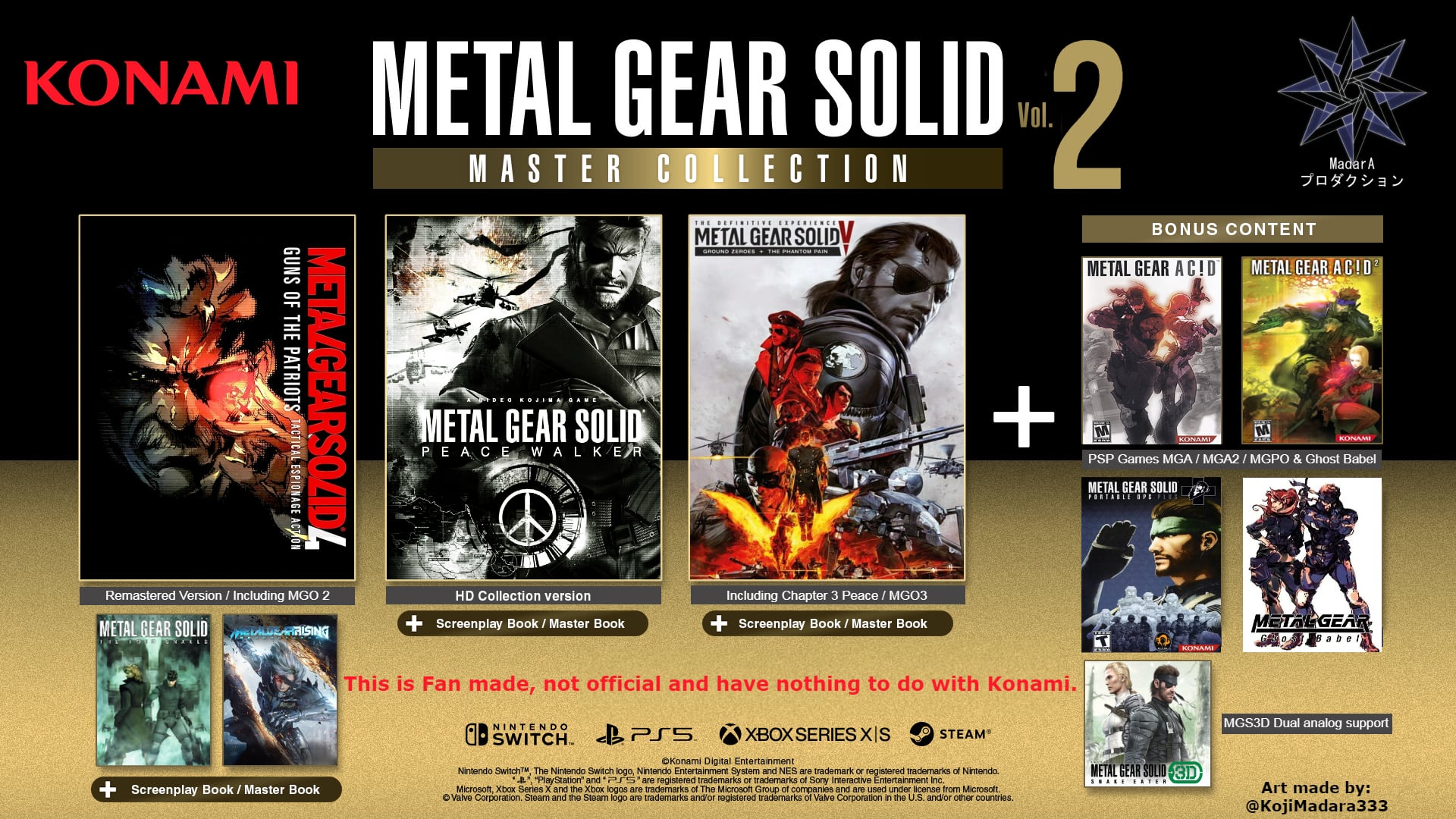 Metal Gear Solid Master Collection Vol. 2 That's what we want