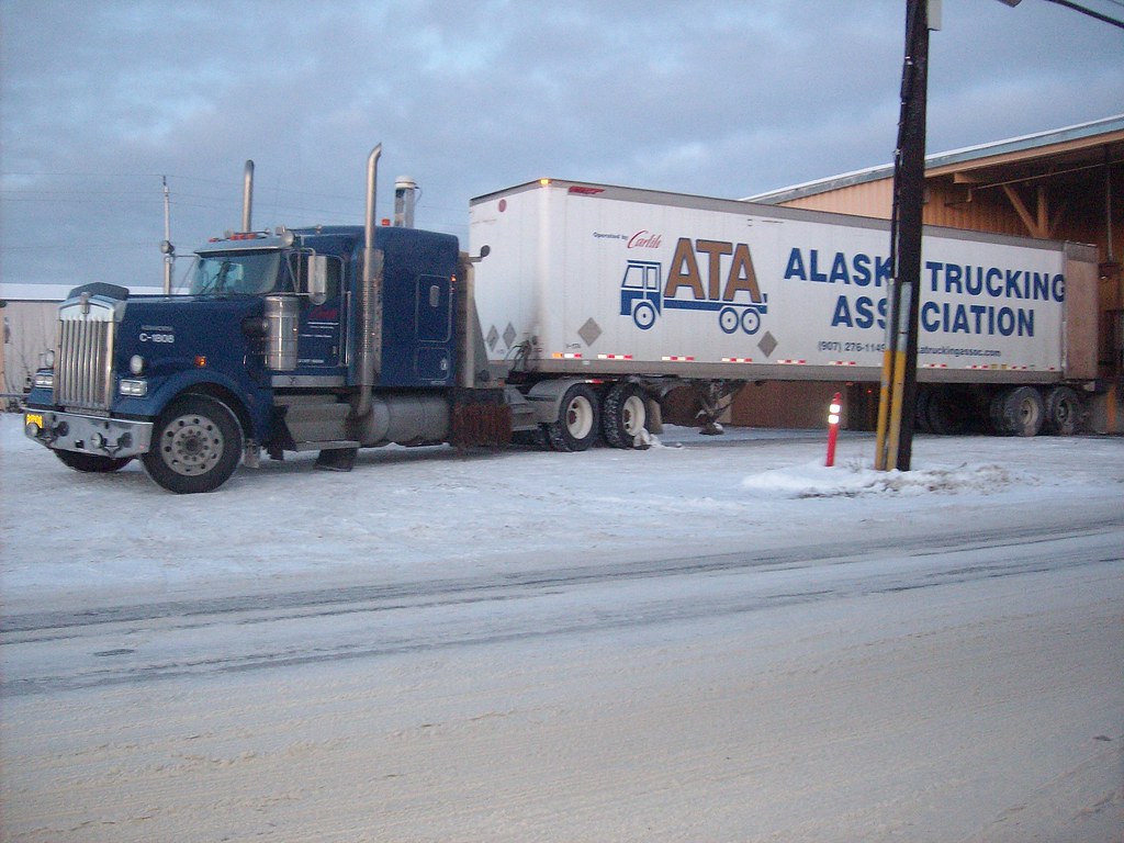 From ice road truckers Carlile trasport truck loading up i