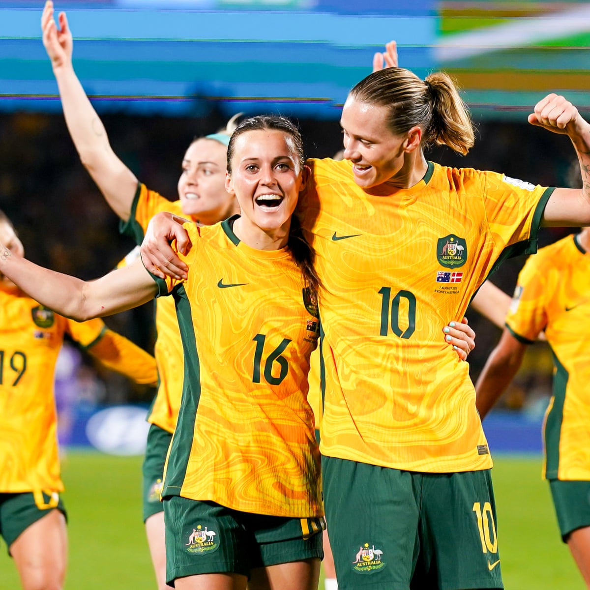 Foord And Raso Fire Australia Into Quarter Finals With Win Over Denmark. Women's World Cup 2023