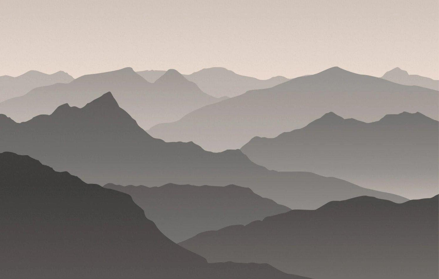 Mountain Journey Mural Wallpaper: Nature Wallpaper