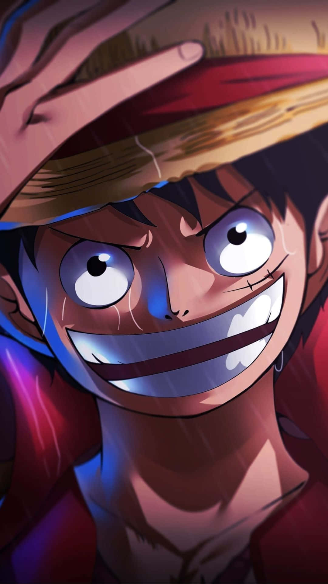 KID LUFFY BY SHANTO, animation, anime luffy, one piece, HD phone wallpaper