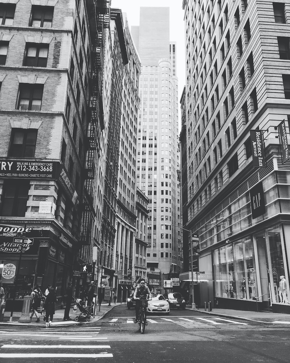 Black And White New York Picture. Download Free Image
