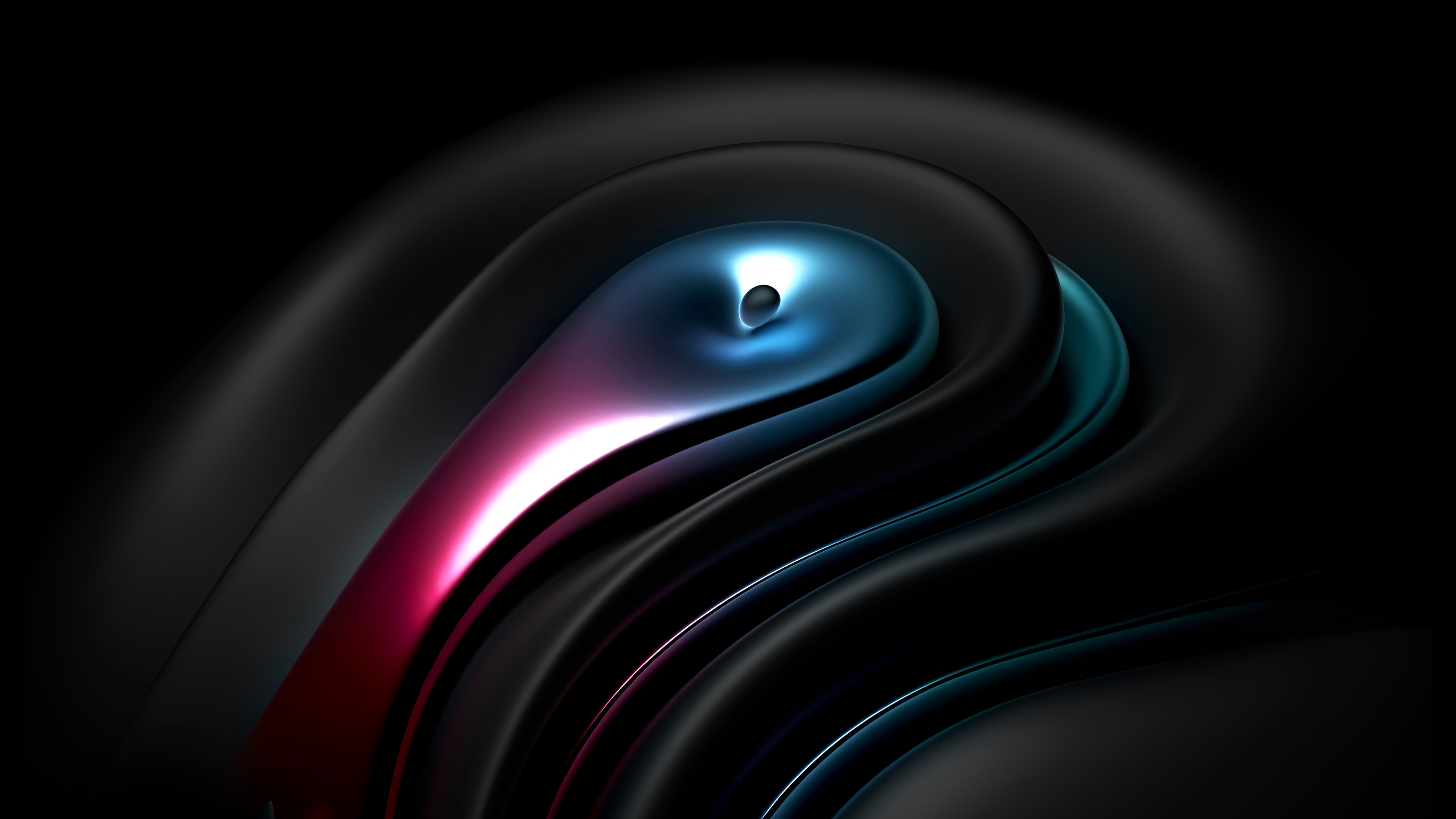 Abstract background Wallpaper 4K, Black